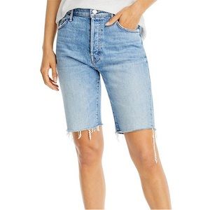 Mother The Trickster High Rise Frayed Hem Shorts 28 NWOT